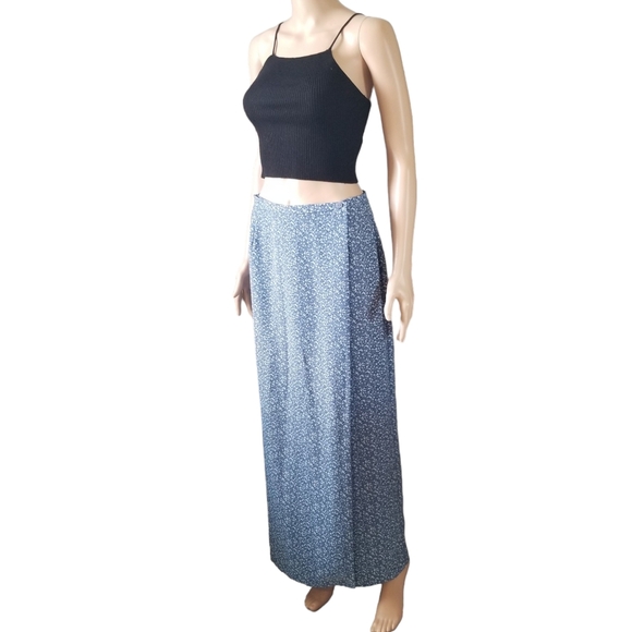 Vintage Smart Set Floral Wrap Skirt - Picture 4 of 10